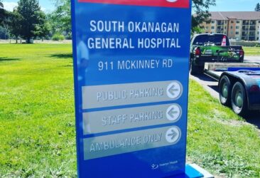 Hospital signs okanagan