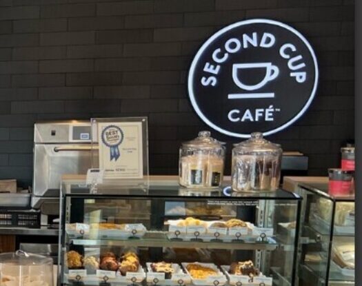 Menu sign interior round light box