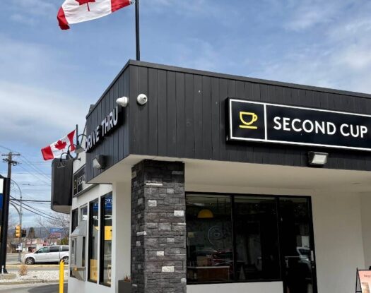 Second Cup signs by Jafa