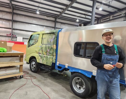 Wildflower truck wrap 1