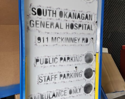 Making a pylon sign penticton