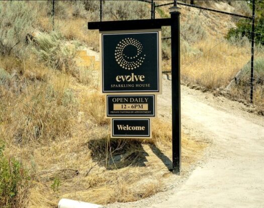 Winery wayfinding signs jafa signs