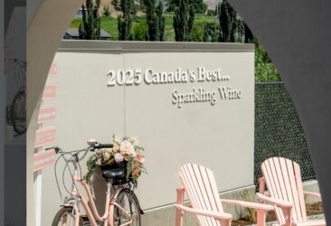 Evolve Sparkling Winery Signs Okanagan